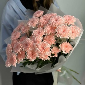 Букет Хризантема и ковыль