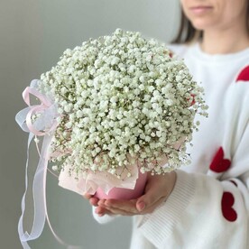 Милая гипсофила в коробочке 🌸