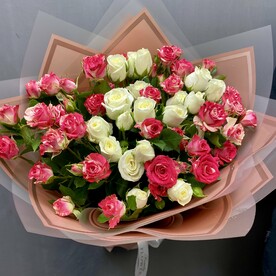 Роза кустовая, Пленка корейская, Пленка дизайнерская