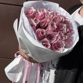 Хит♥️ букет из 21 розовых роз