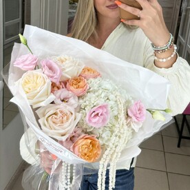 Нежный сборный букет