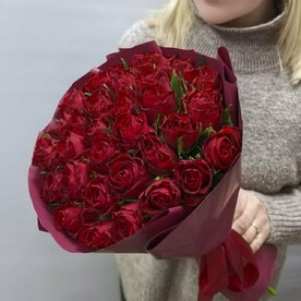 Прекрасный букет из 35 красных роз 🌹для дня Татьяны! 🌸  Акция! 🎁