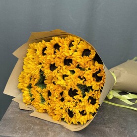 Букет из 27 подсолнухов 🌻