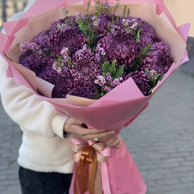 Букет из хризантем