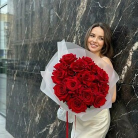 Моно букет из французской розы