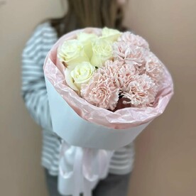 Сборный букет из диантусов