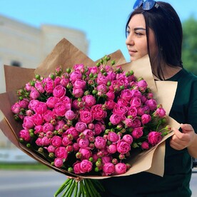 Букет из Кустовой розы -Мисти баболс