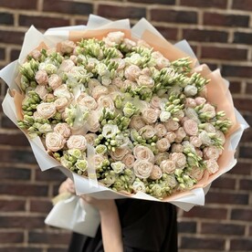 Лизиантус Эустома, Роза пионовидная кустовая, Пленка дизайнерская