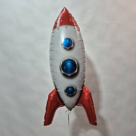 Шар Фигура, 3D Ракета, Красный
