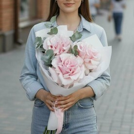 Французская роза 3 шт