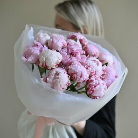Пионы 15шт букет