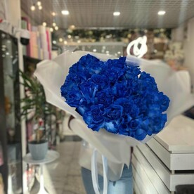 Букет из синих роз