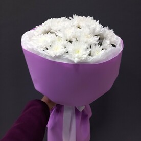Букет из кустовых хризантема