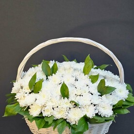 Корзина из хризантема