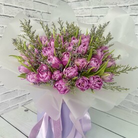 Тюльпан, Лимониум, Шляпная коробка, Аквапак