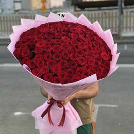 Букет из розы 80см 101