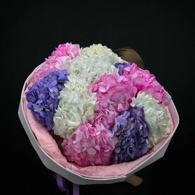 Букет из гортензий МИКС (L)