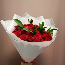23 розы Кения 40см