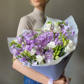 Фрезия шт, Маттиола шт, Дизайнерская упаковка шт, шт, Аквапак шт