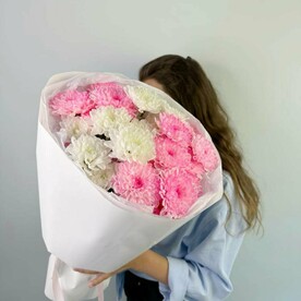 Хризантема кустовая, Упаковка, Тишью