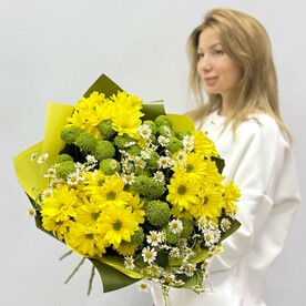 Хризантема кустовая, Хризантема кустовая, Ромашка, Упаковка