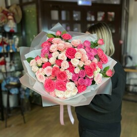 Букет «неповторимой зайке»