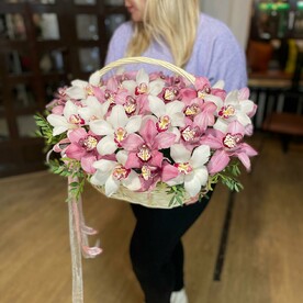 Корзина из Орхидей