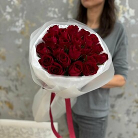 Монобукет «Моей прекрасной» 21 роза