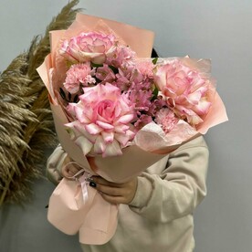 Нежный розовый букет🎀