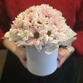 Нежная композиция хризантем