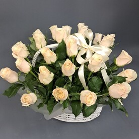 Корзина 25 роз