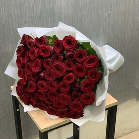 Красная Роза 51шт 80см