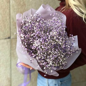 Букет лавандовой гипсофилы