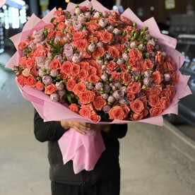 Роза кустовая, Роза кустовая, Дизайнерская упаковка