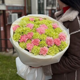 Гвоздика диантус в букете 45шт