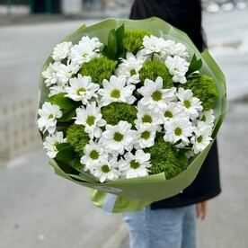 Хризантема, Гвоздика киви, Упаковка