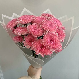 Малиновый букет 💕 кустовая хризантема