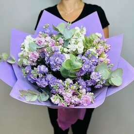 Маттиола кустовая, Эвкалипт, Упаковка фоамиран