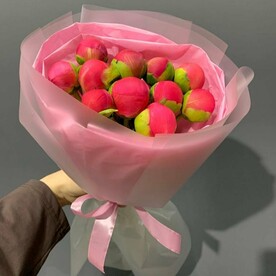 Букет пионов 11 штук