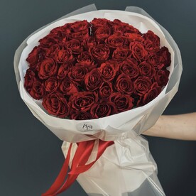 51 красная роза