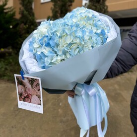 Букет с голубой гортензией 🦋