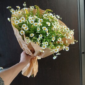 Букет из полевых ромашек.