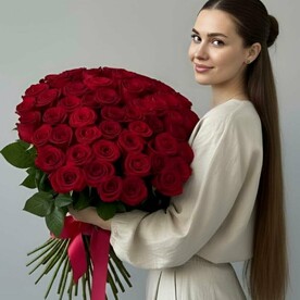 Моно 51 красная роза