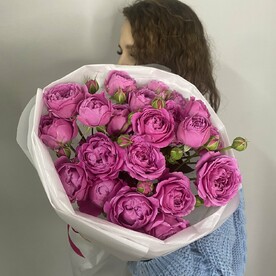 Леди Бомбастик 🌸 пионовидные кустовые розы
