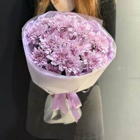 Букет из лавандовой хризантемы 💜