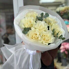 Монобукет с розой мондиаль