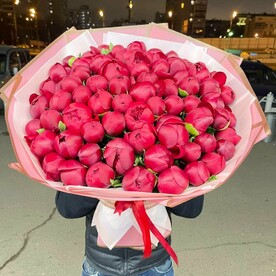 Шикарный из 101 пиона