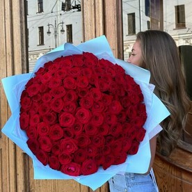 101 Красная Роза Премиум 60см