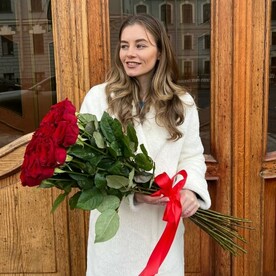 25 Красных Роз 70см
