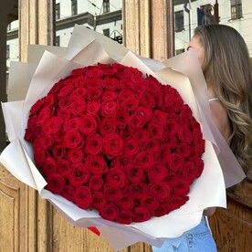 101 Красная Роза Премиум 60см